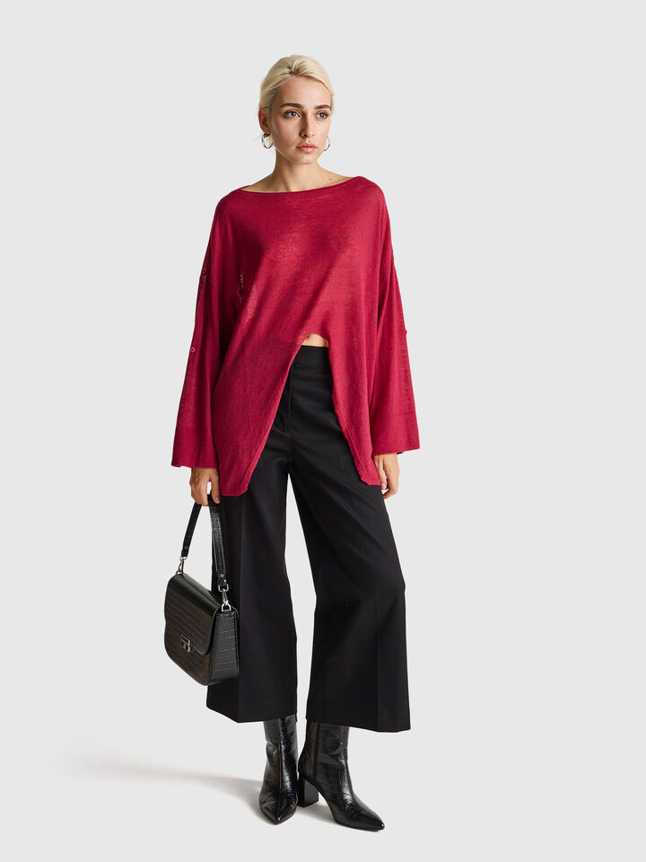 BOAT-NECK SWEAT.L/S Women image number 3